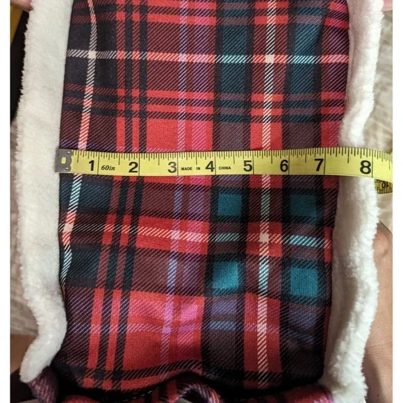 NWT Victoria's Secret Red Plaid Christmas Tote Bag. - Picture 6 of 9